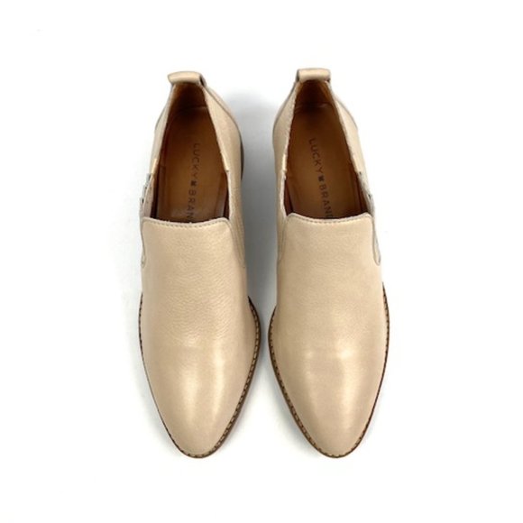 New Lucky Brand Lenci Moonlight Leather Ankle Bootie Size 8 - Picture 7 of 12